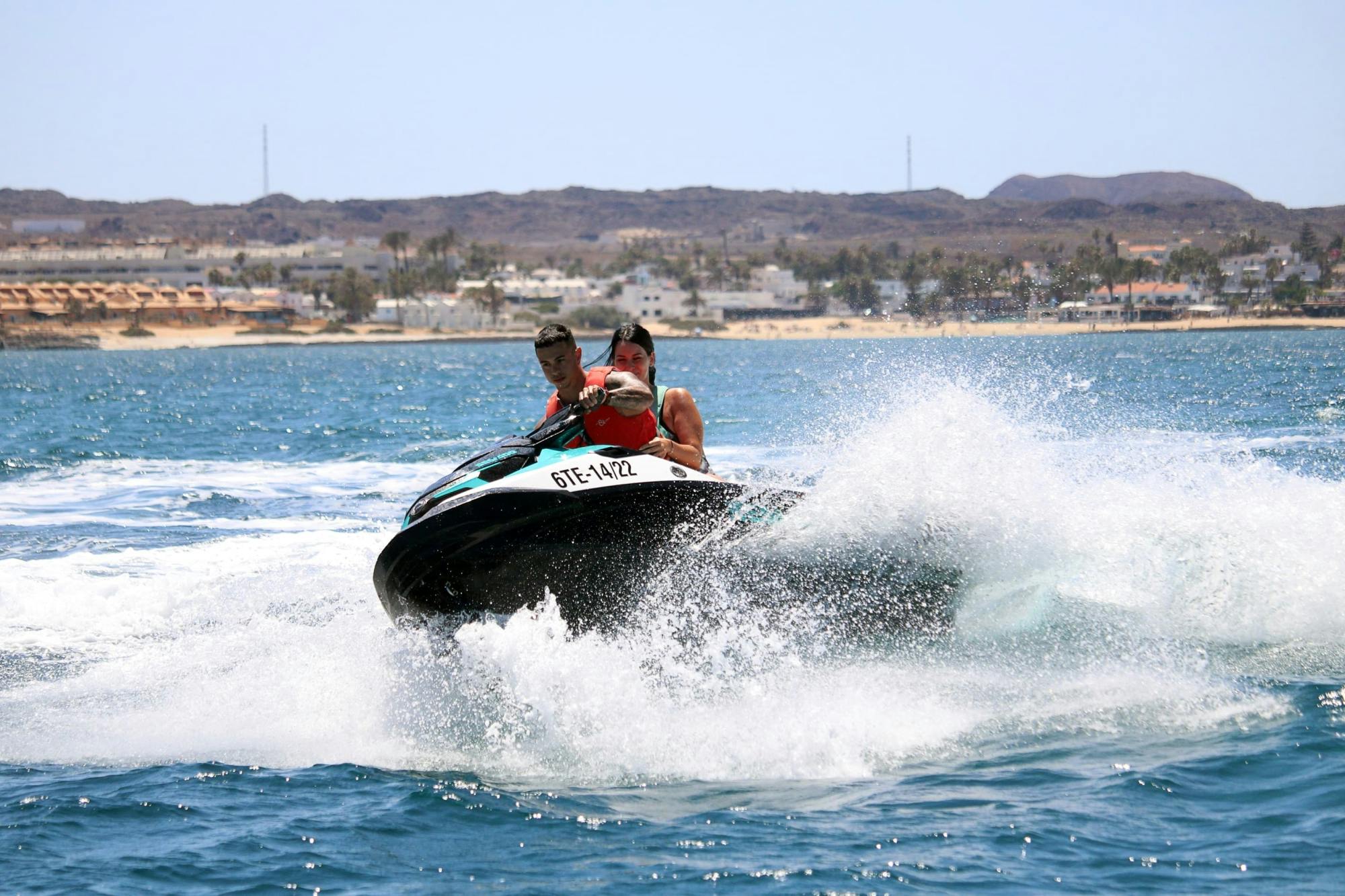 Small group guided jet-ski  tour in Fuerteventura