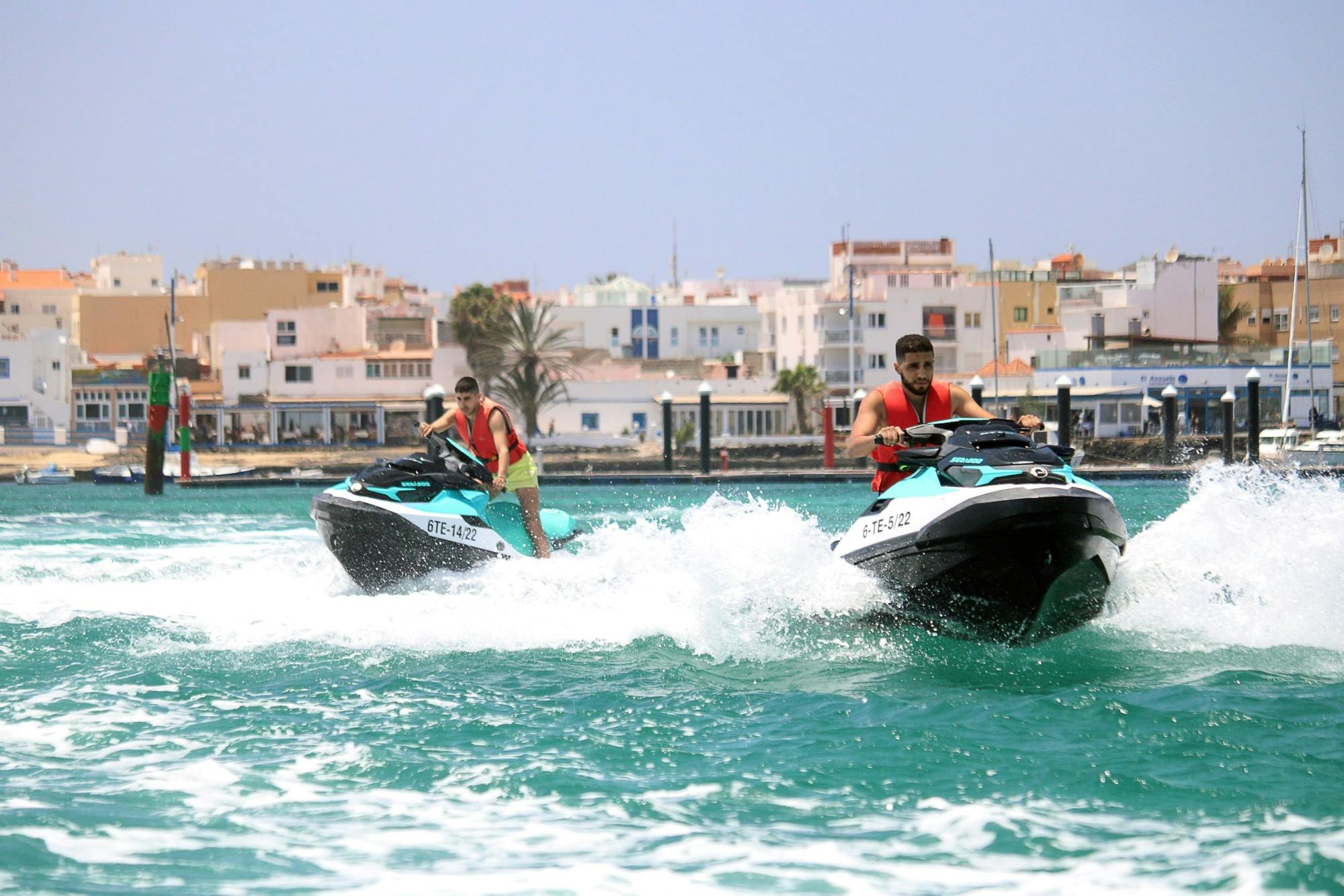 Small group guided jet-ski  tour in Fuerteventura