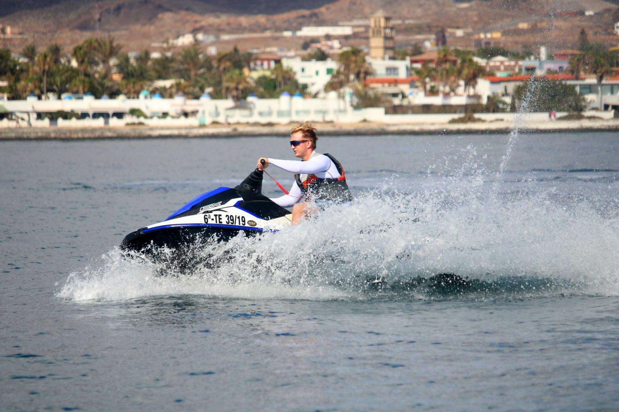 Small group guided jet-ski  tour in Fuerteventura