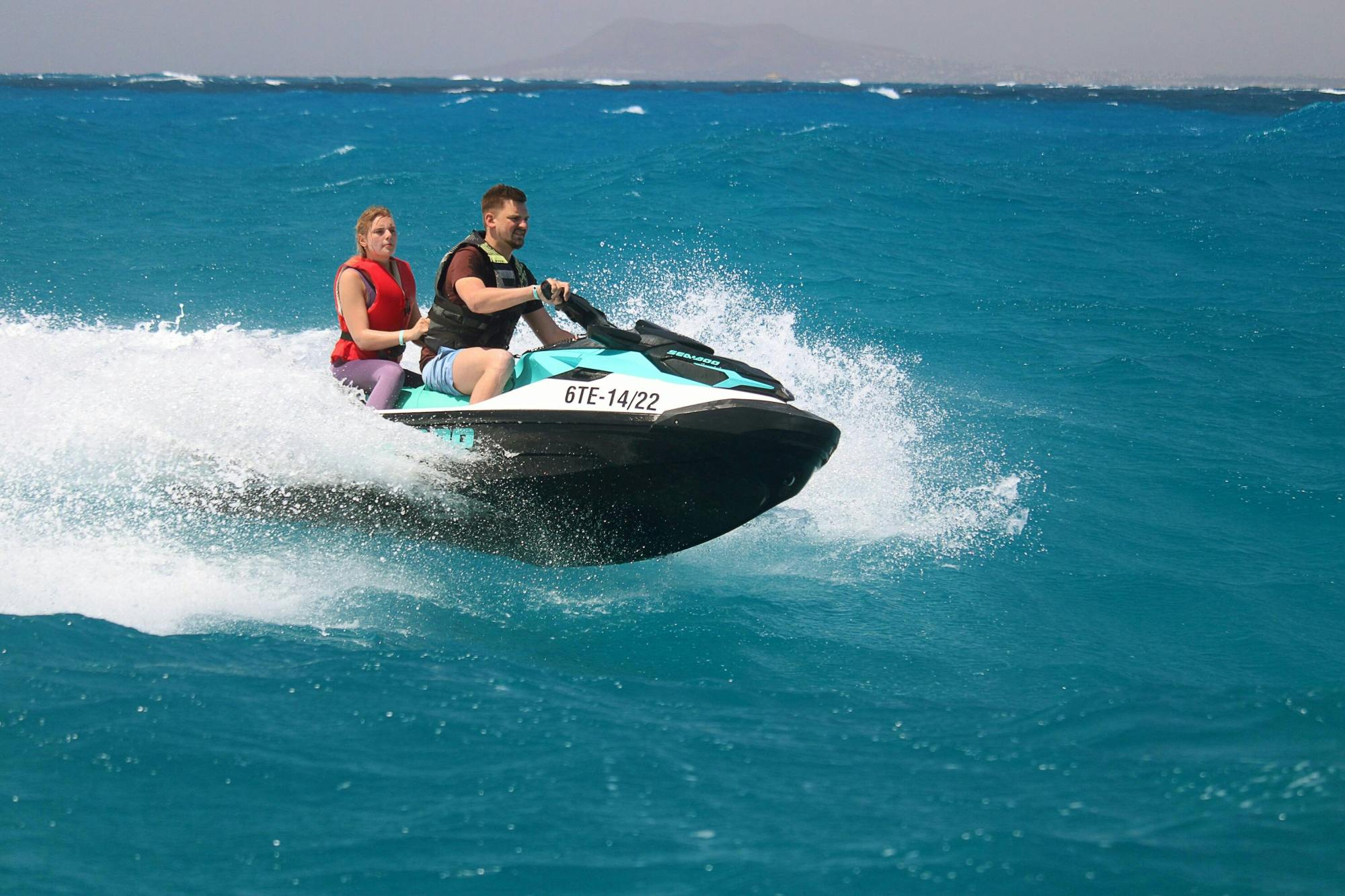 Small group guided jet-ski  tour in Fuerteventura