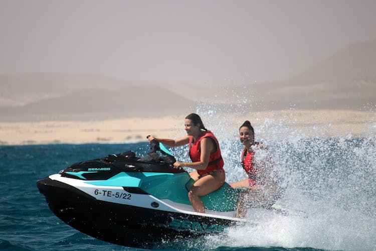 Small group guided jet-ski  tour in Fuerteventura