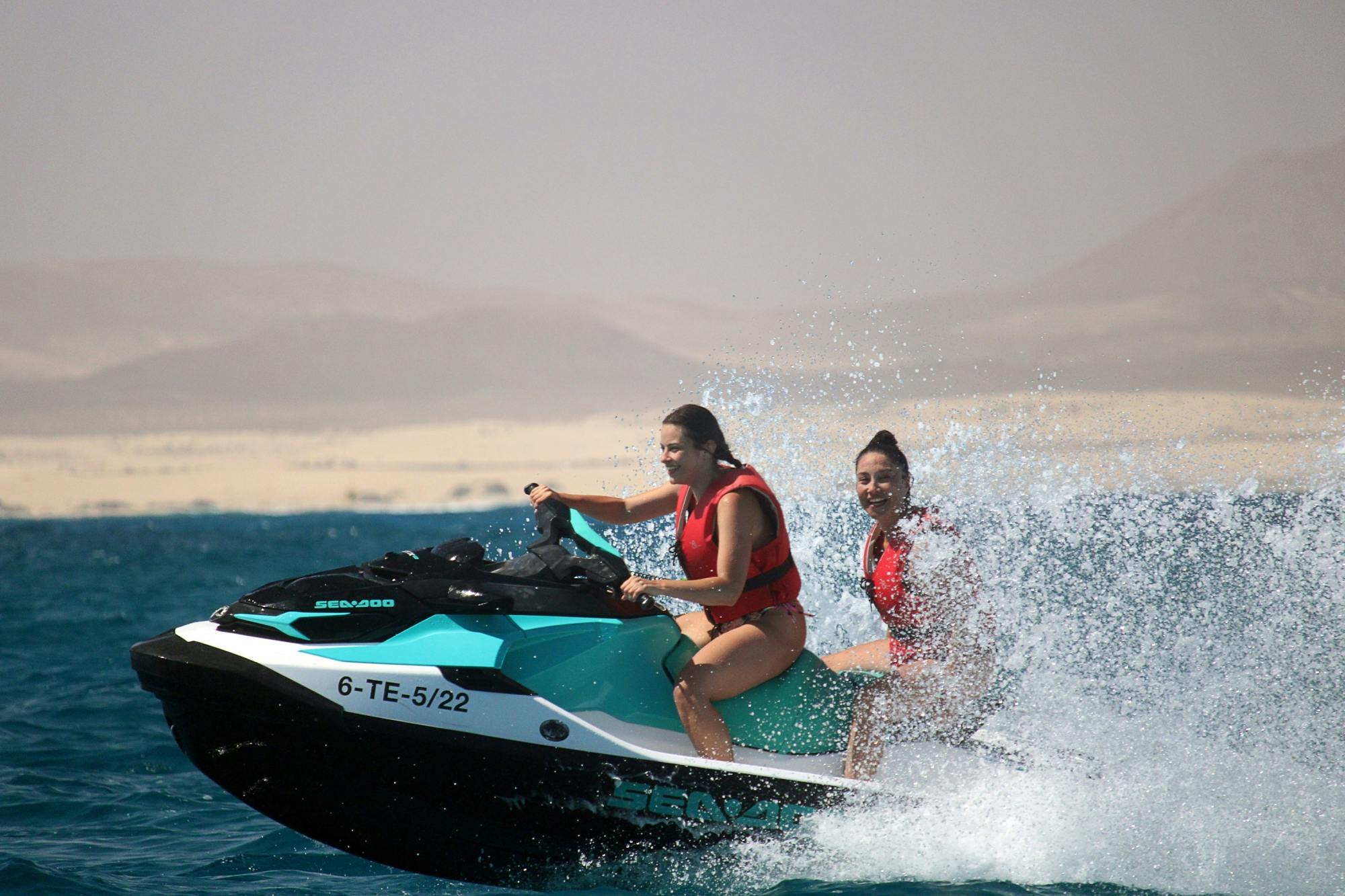 Small group guided jet-ski  tour in Fuerteventura