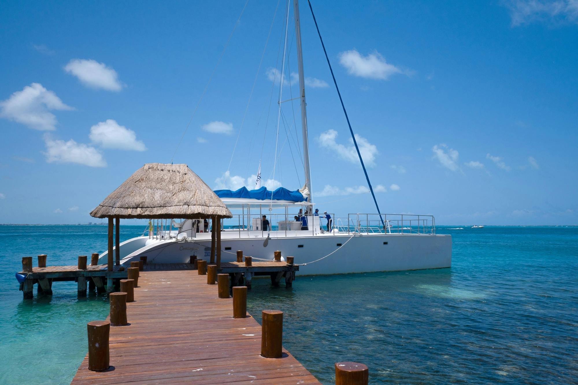 Adults-only party catamaran cruise from Cancun in Mexico