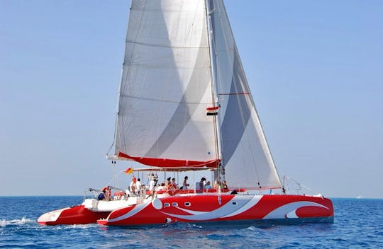 Half-day catamaran sailing trip from Hurghada