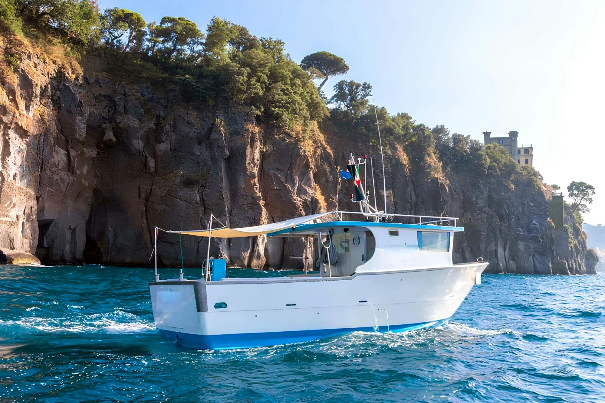 Full-day Positano and Amalfi boat tour with lunch