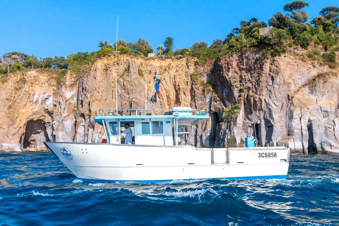 Passeio de barco de dia inteiro em Positano e Amalfi com almoço