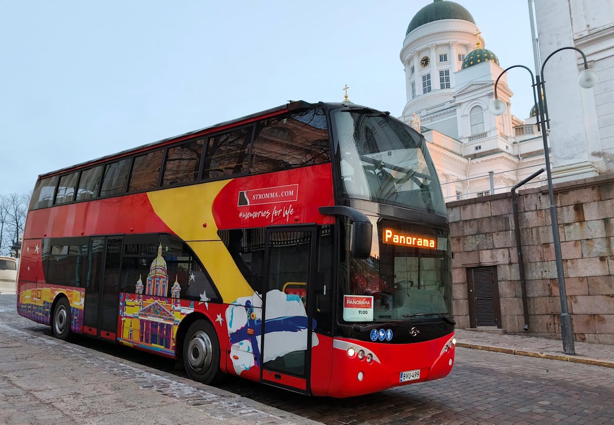 Helsinki panoramische bus tour met audiogids