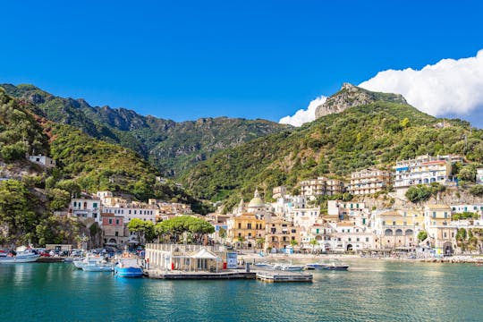 Visita guiada de dia inteiro a Amalfi e Cetara com passeio de barco