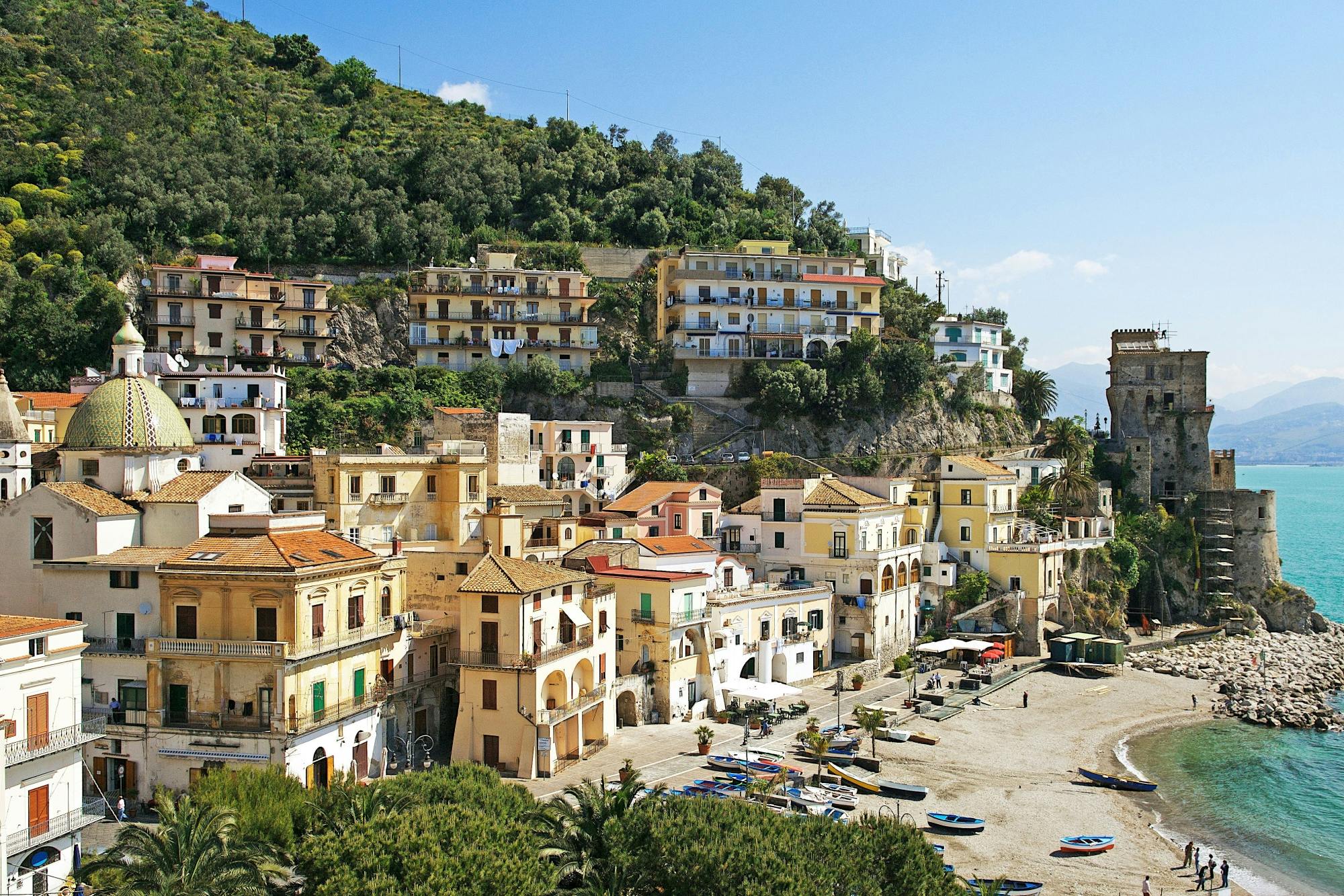 Full-day guided tour of Amalfi and Cetara with boat ride