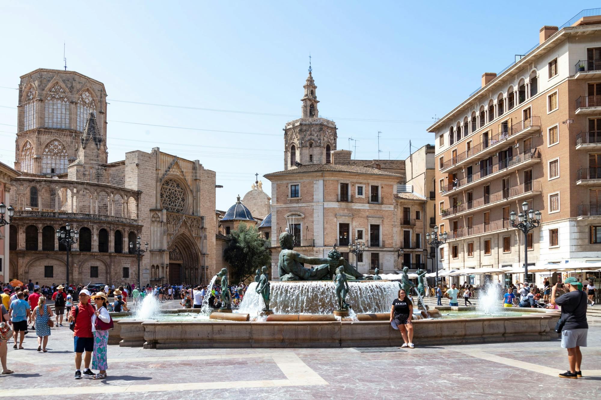 Valencia panoramische tour met wandeling met gids