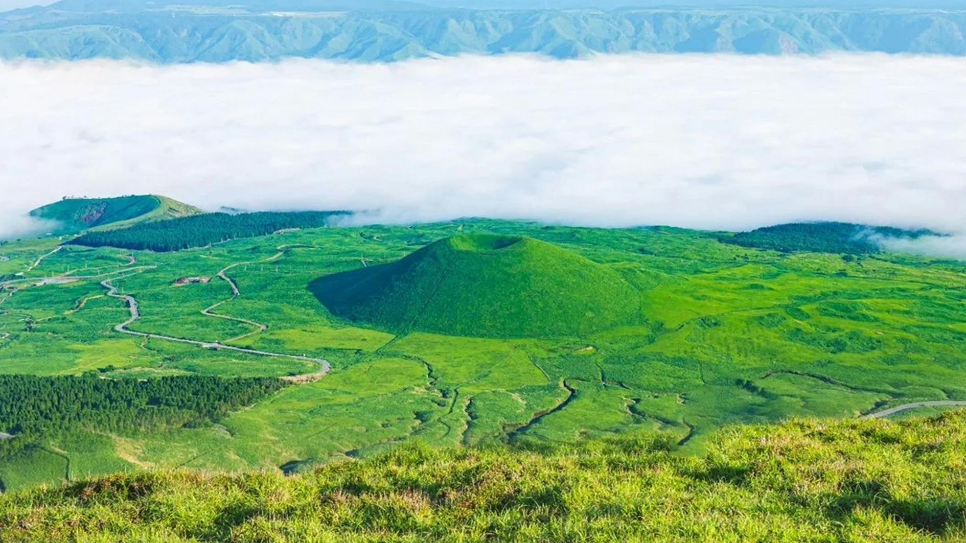 Wycieczka na górę Aso, Kusasenri i Kurokawa Onsen z Fukuoki