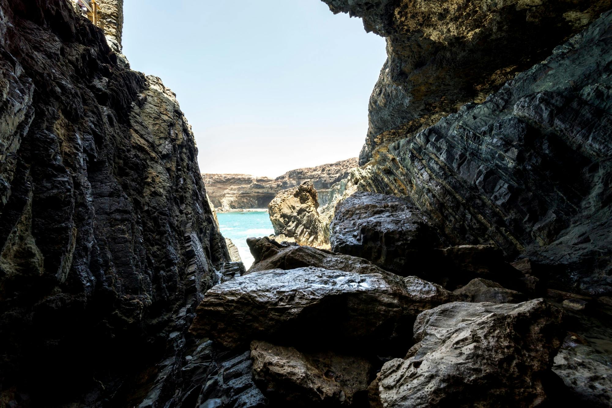 Fuerteventura villages, caves and farm tour with lunch from Lanzarote