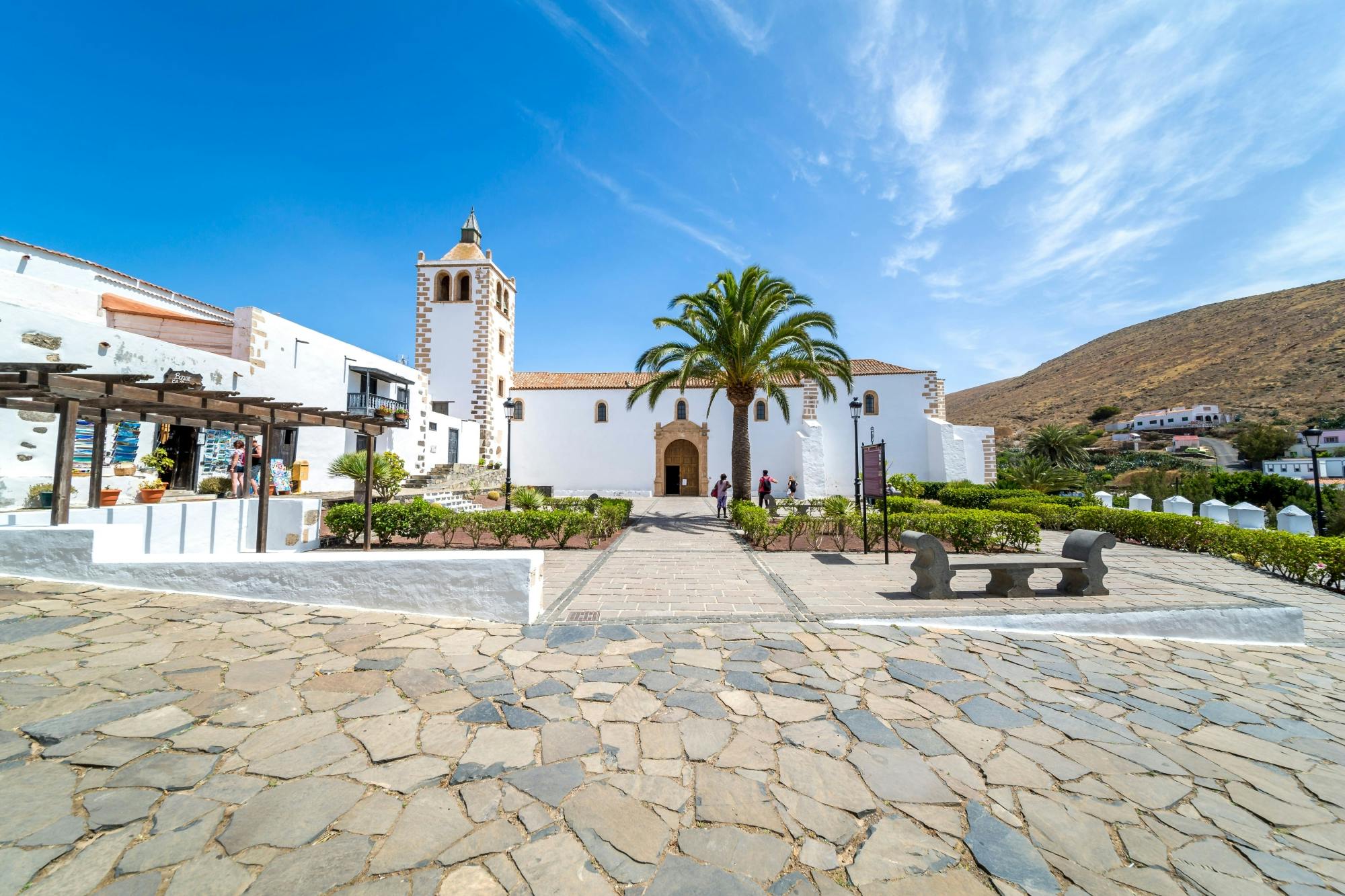 Fuerteventura villages, caves and farm tour with lunch from Lanzarote