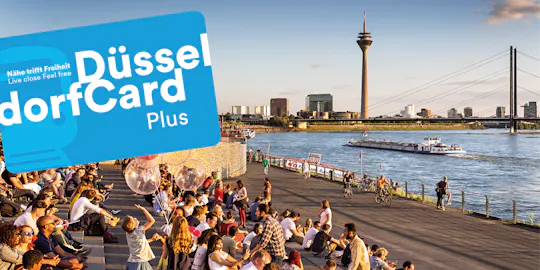 DüsseldorfCard Plus mit öffentlichen Verkehrsmitteln für 48, 72 oder 96 Stunden
