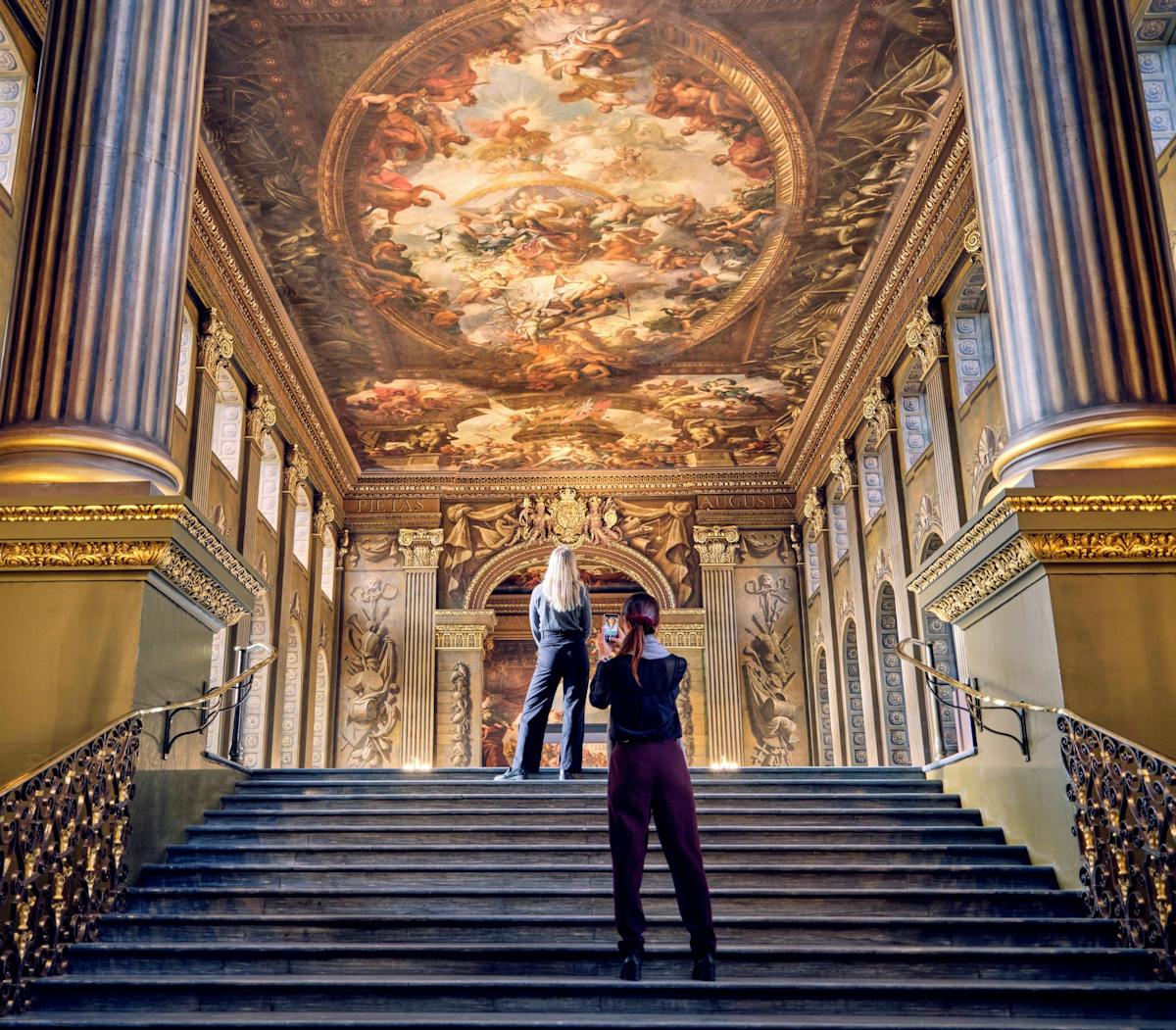 Theems rondvaart en Old Royal Naval College met Painted Hall