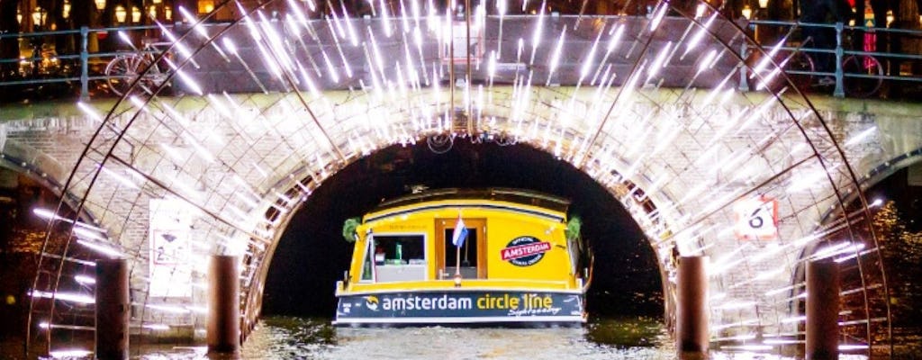 Crucero en barco eléctrico con motivo del Festival de las Luces de Ámsterdam desde Winter Stall
