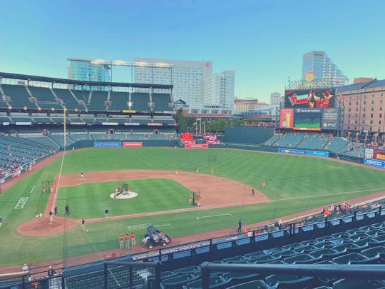 Entradas para el partido de béisbol de los Baltimore Orioles en el Oriole Park