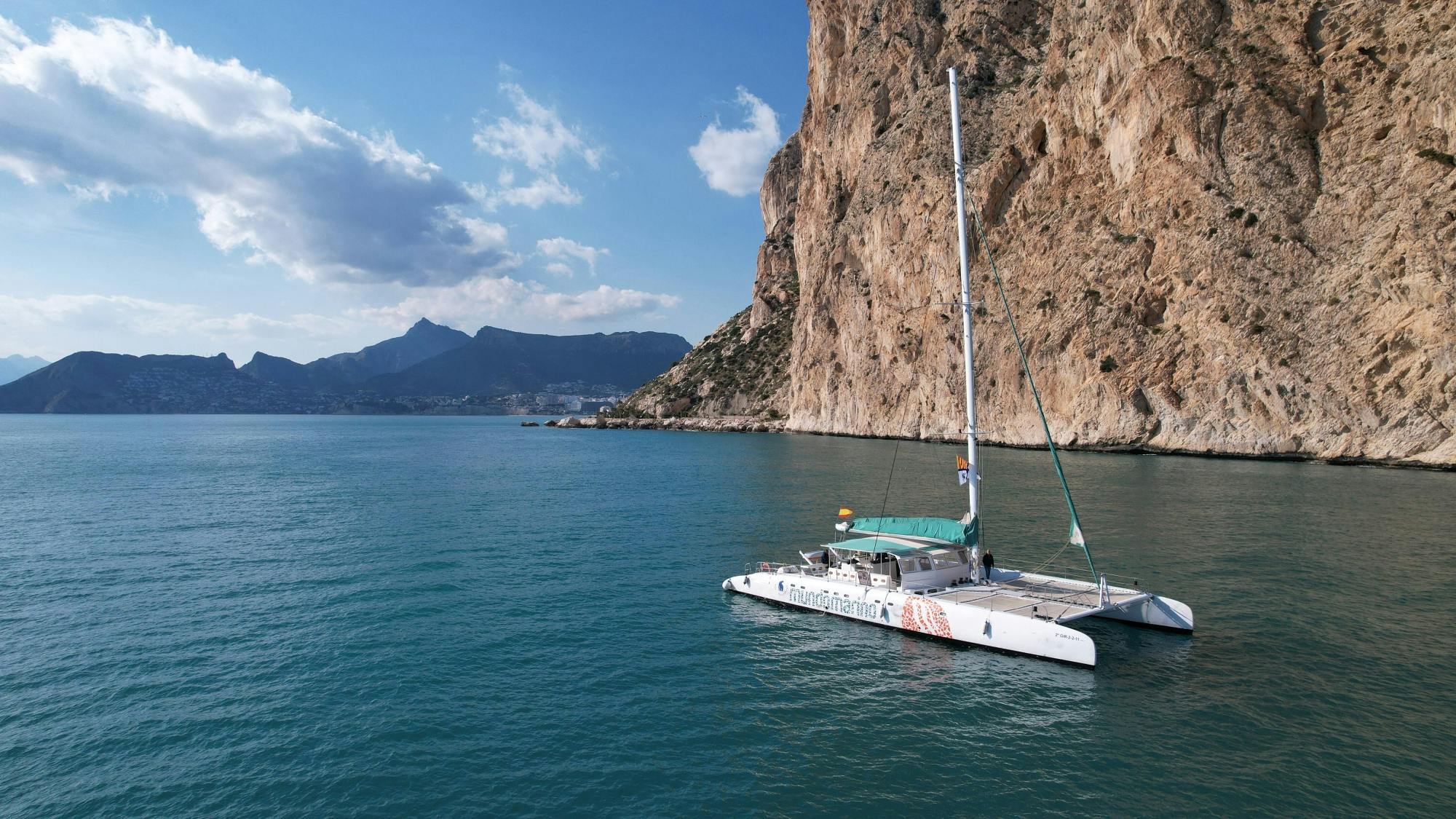 Catamaran boottocht met zwemstop