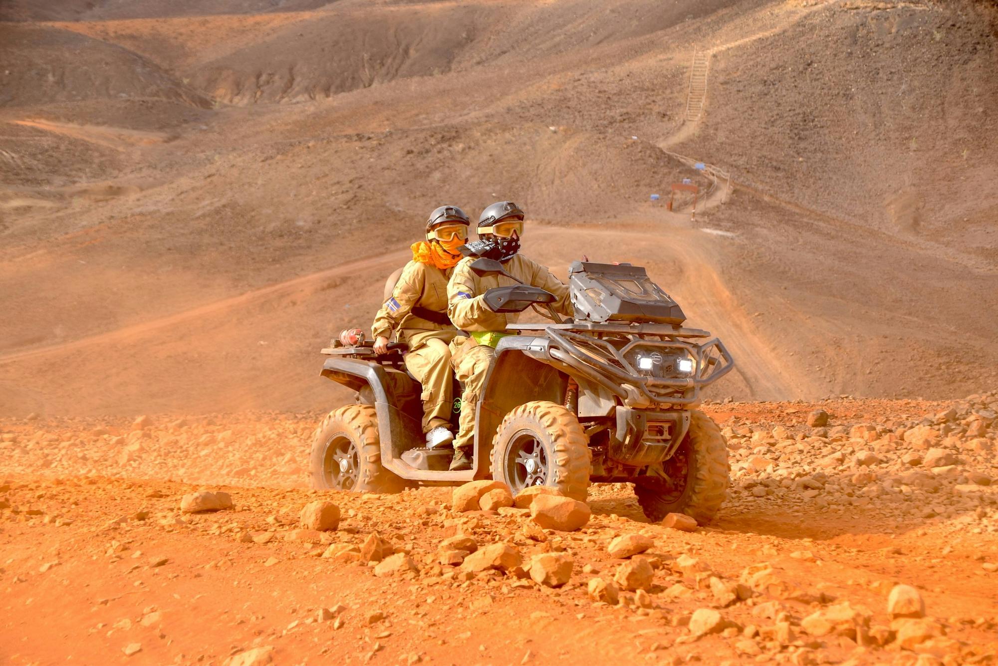 Quad bike desert adventure in Sal