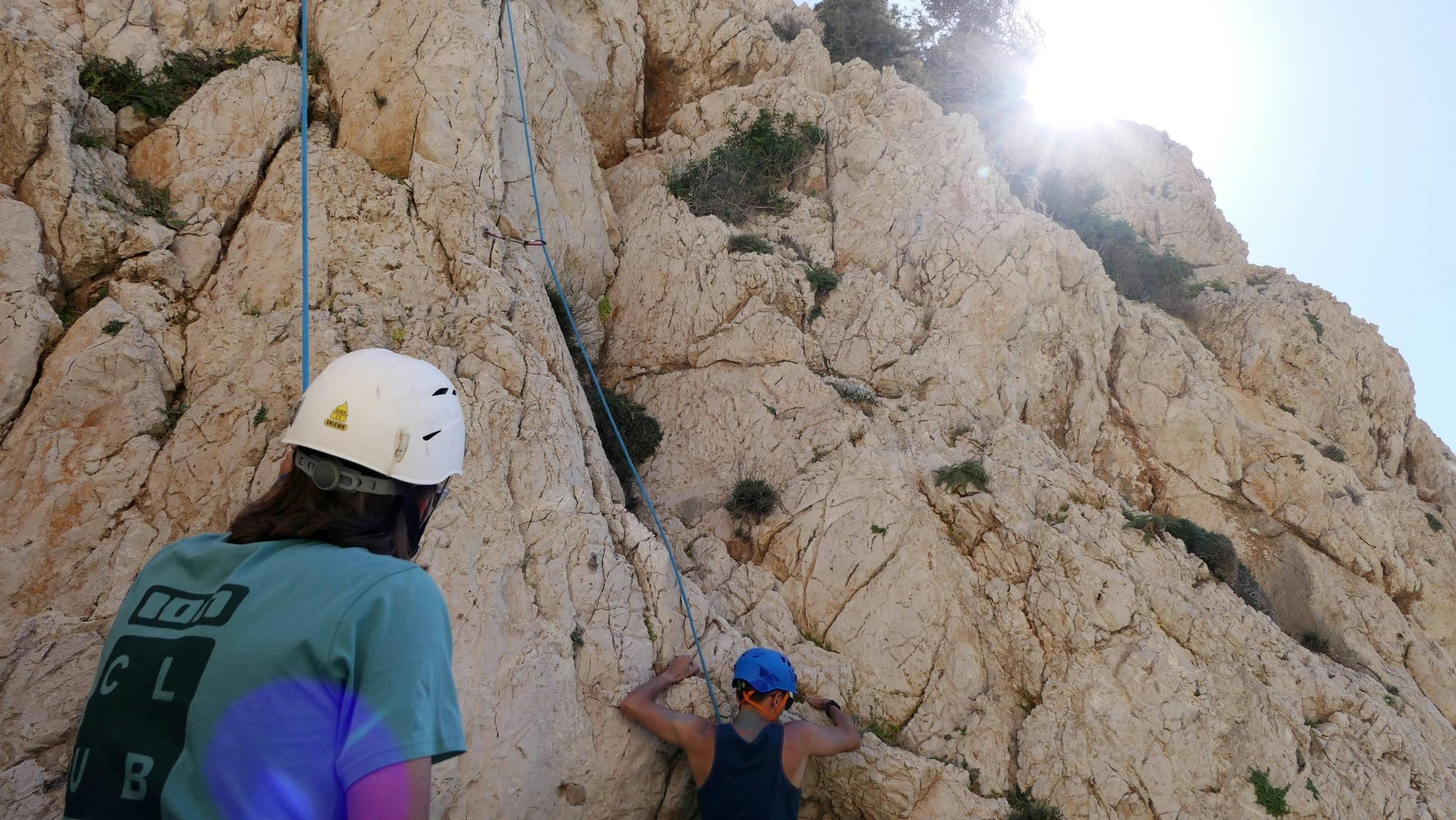 Rock climbing in Karpathos