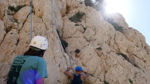 Rock climbing in Karpathos
