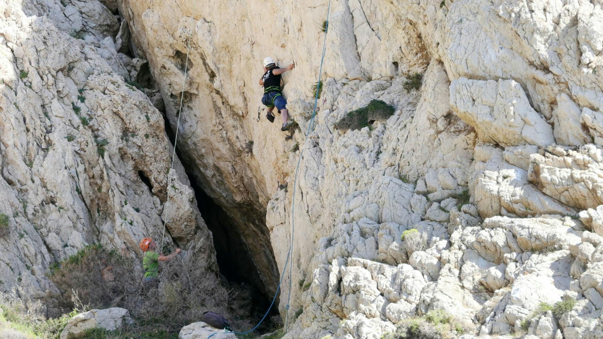 Rock climbing in Karpathos