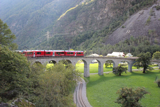 St. Moritz and Bernina Train Journey from Milan