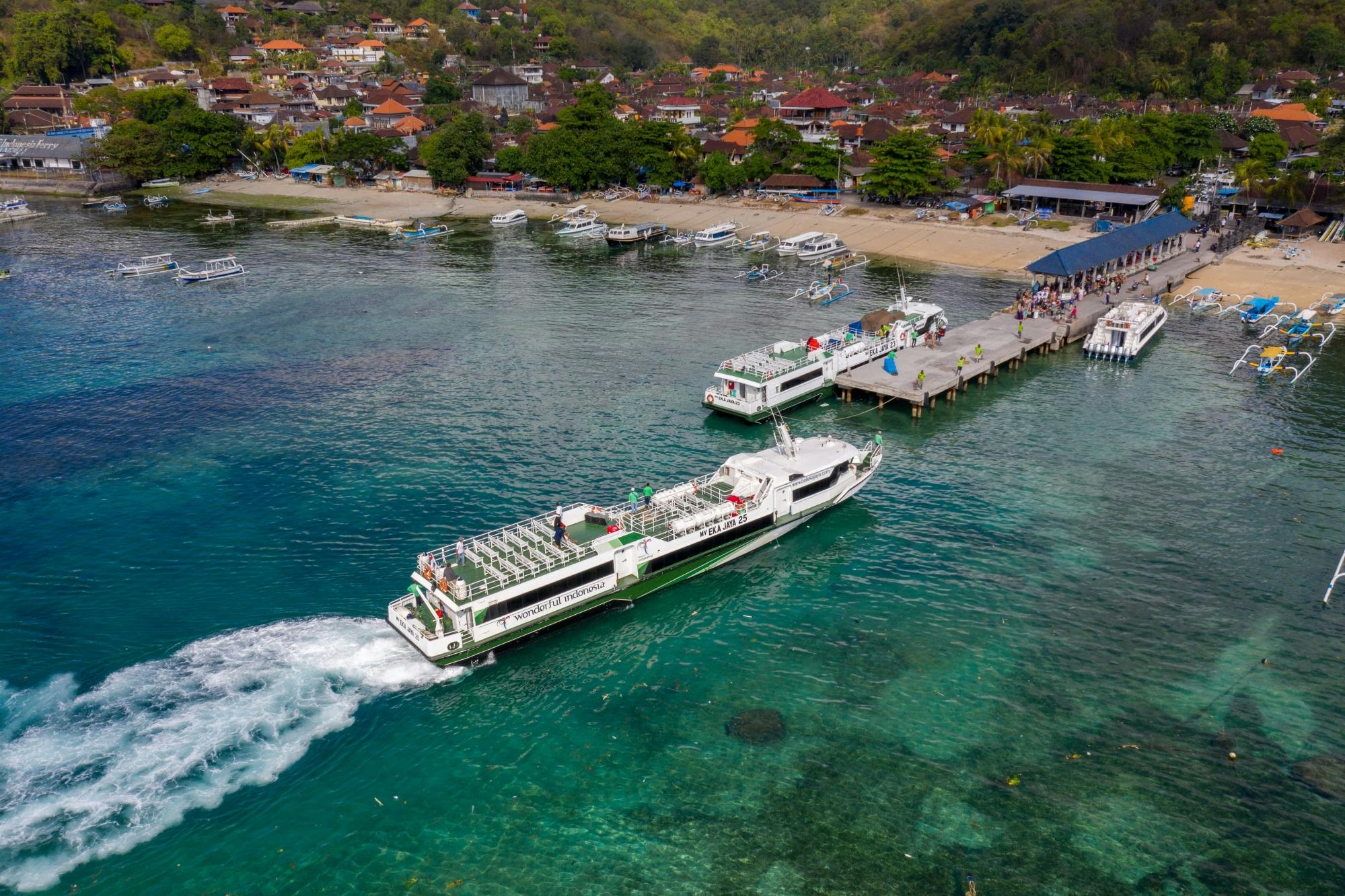 Trasferimento veloce in barca da Padang Bai a Gili T, Gili Air, Gili Meno o Lombok con GGF