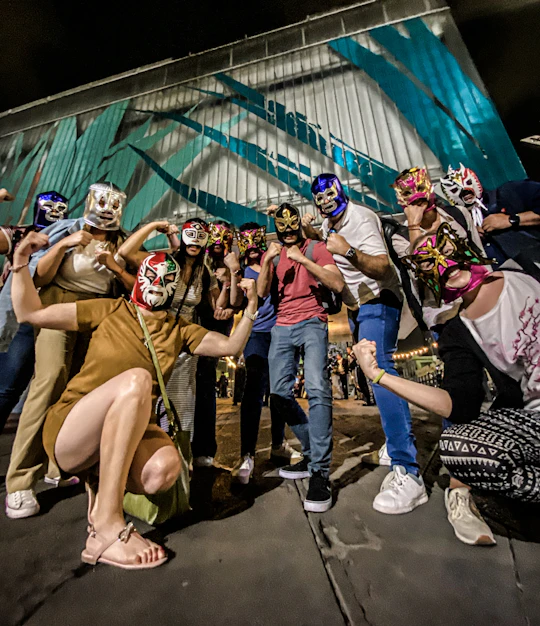 Mexican Night Out with Tequila and Mezcal Tasting and Lucha Libre Show