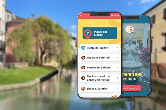Chasse au trésor autoguidée et visite à pied de Trévise