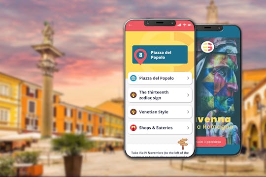 Caccia al tesoro autoguidata e tour a piedi a Ravenna