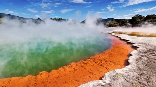 Wai-O-Tapu Geothermal Wonderland e Rotorua Day Tour saindo de Auckland