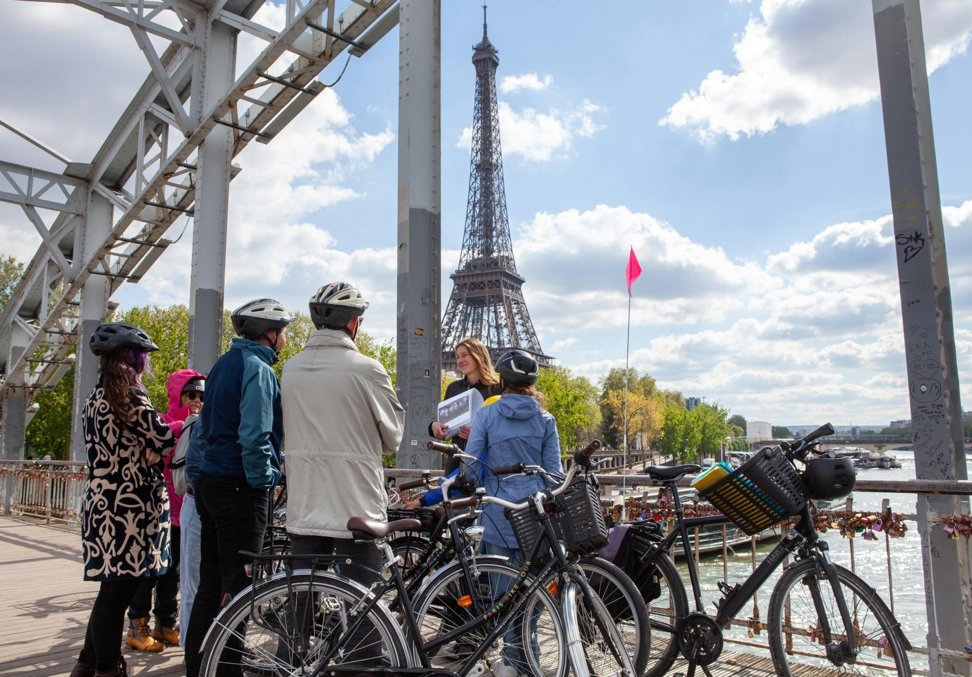 Fahrradtour entlang der Seine in Paris