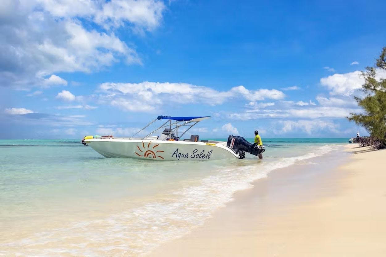 Excursion en hors-bord sur cinq îles de l'île Maurice