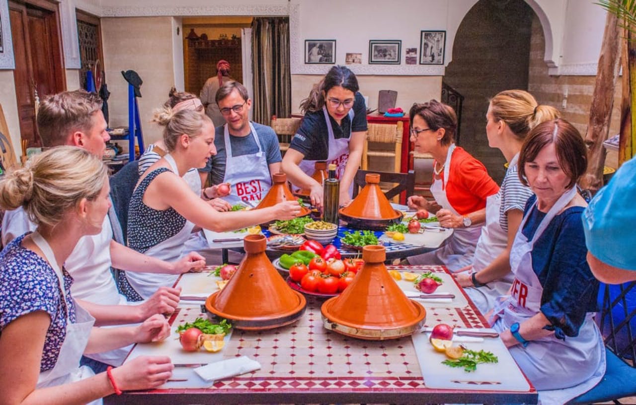 Aula de culinária marroquina em Agadir