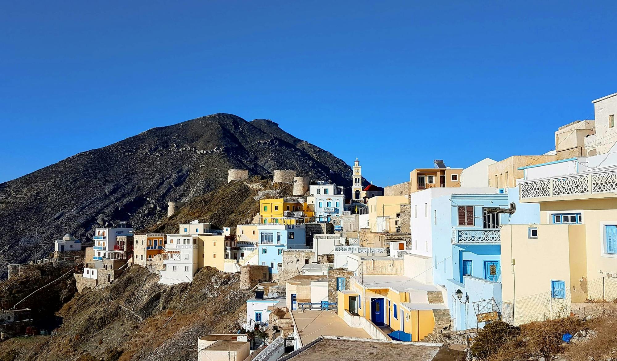 Karpathos east coast boat trip and Olympos village without transport