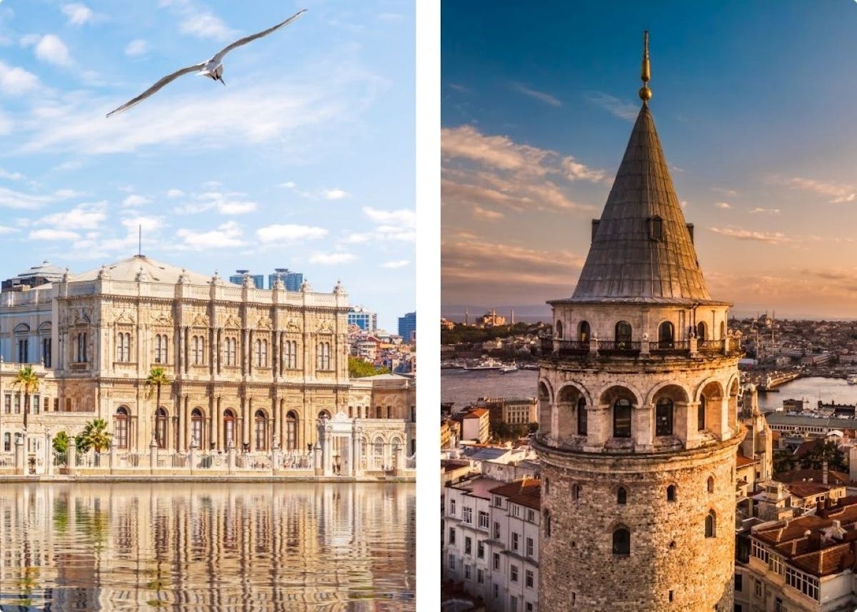 Skip-the-line Ticket voor Dolmabahce Paleis en Galata Toren