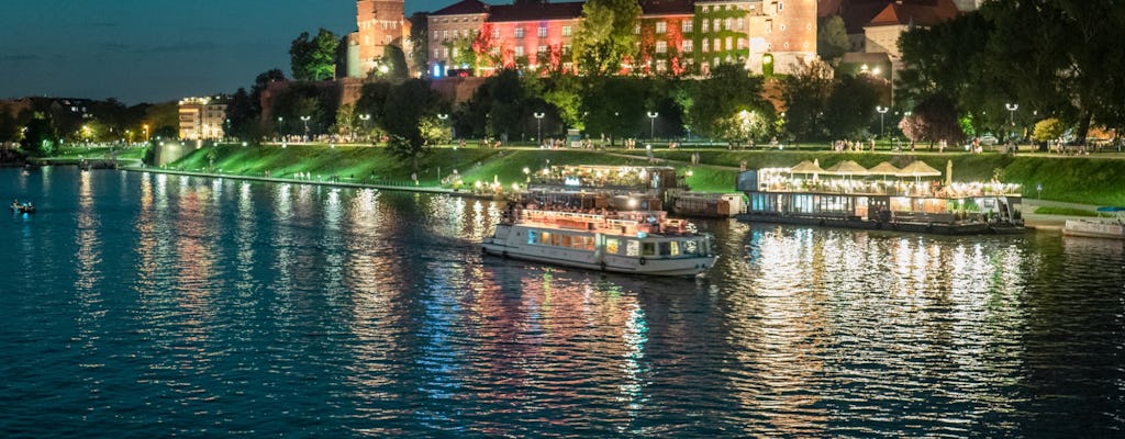 Krakau bij nacht boottocht van 60 minuten