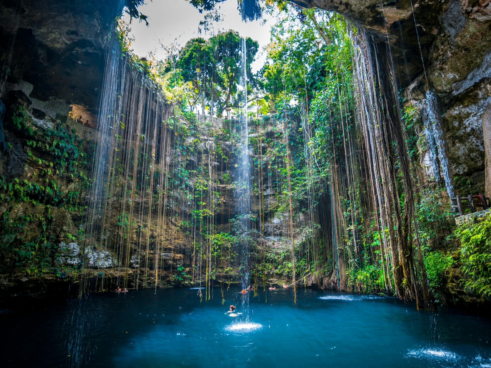 Excursão de meio dia a três cenotes em Cascabel, Chacsinkín e Xooch'