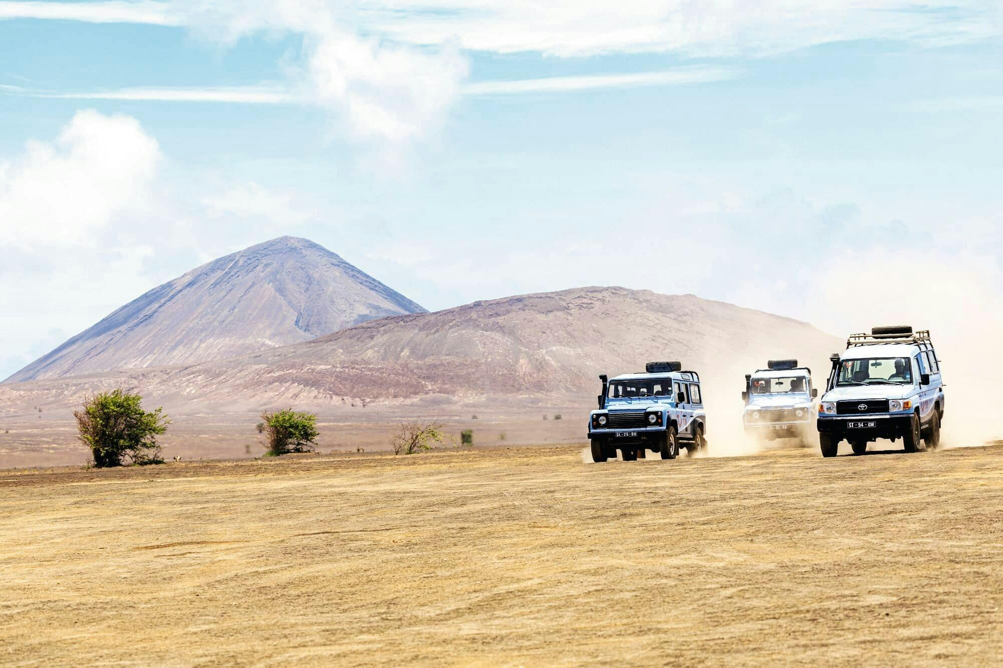 Sal Geländewagen Safari mit Sonnenuntergang und Abendessen am Strand