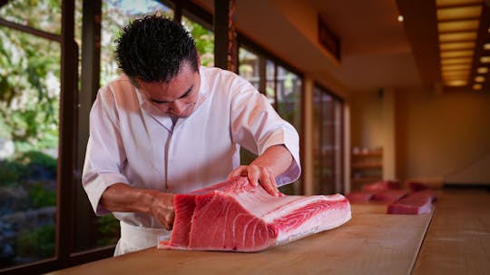 Expérience dans un restaurant de sushis à Kyoto