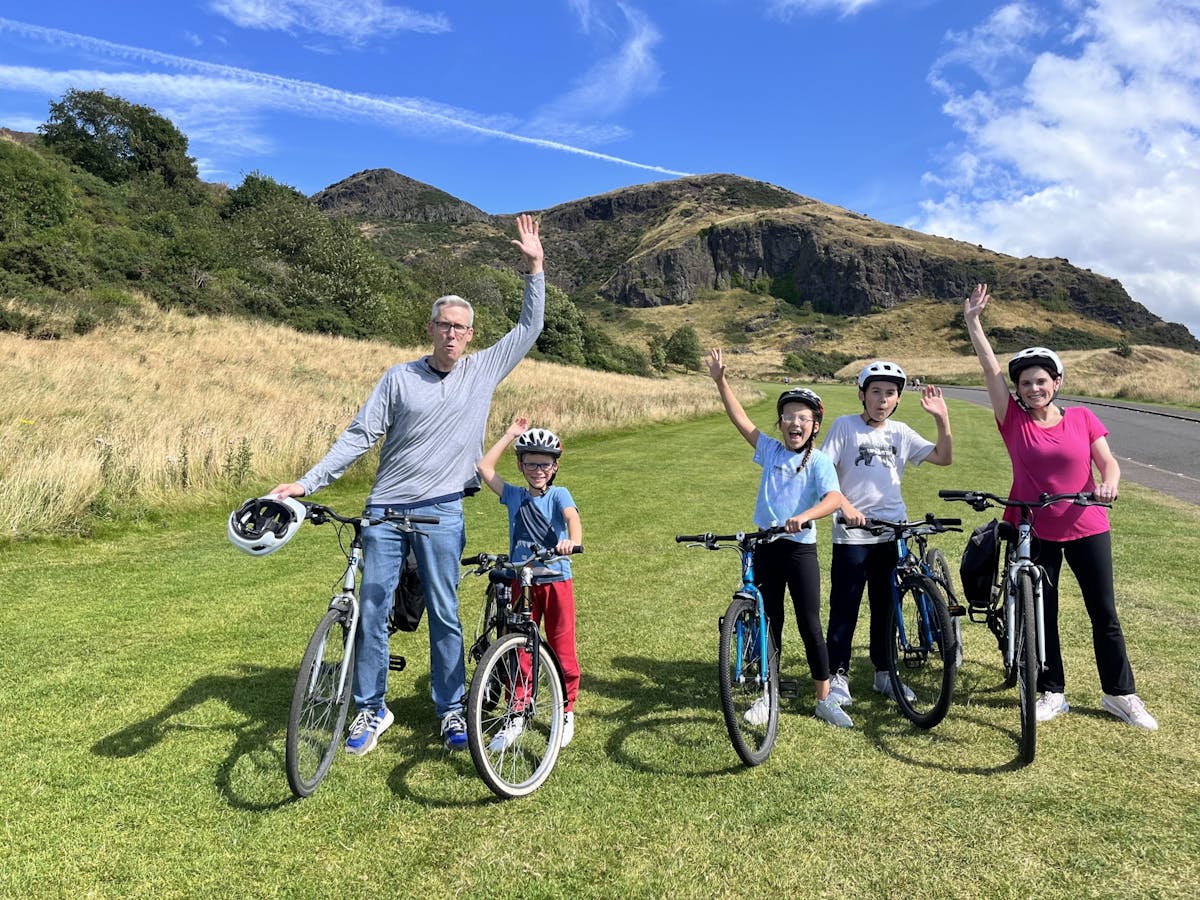 Fietstocht naar de kust van Edinburgh