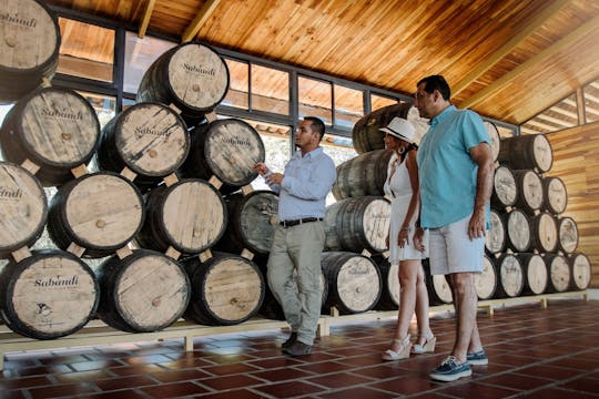 Visite d'une plantation de rhum et excursion en bateau écologique