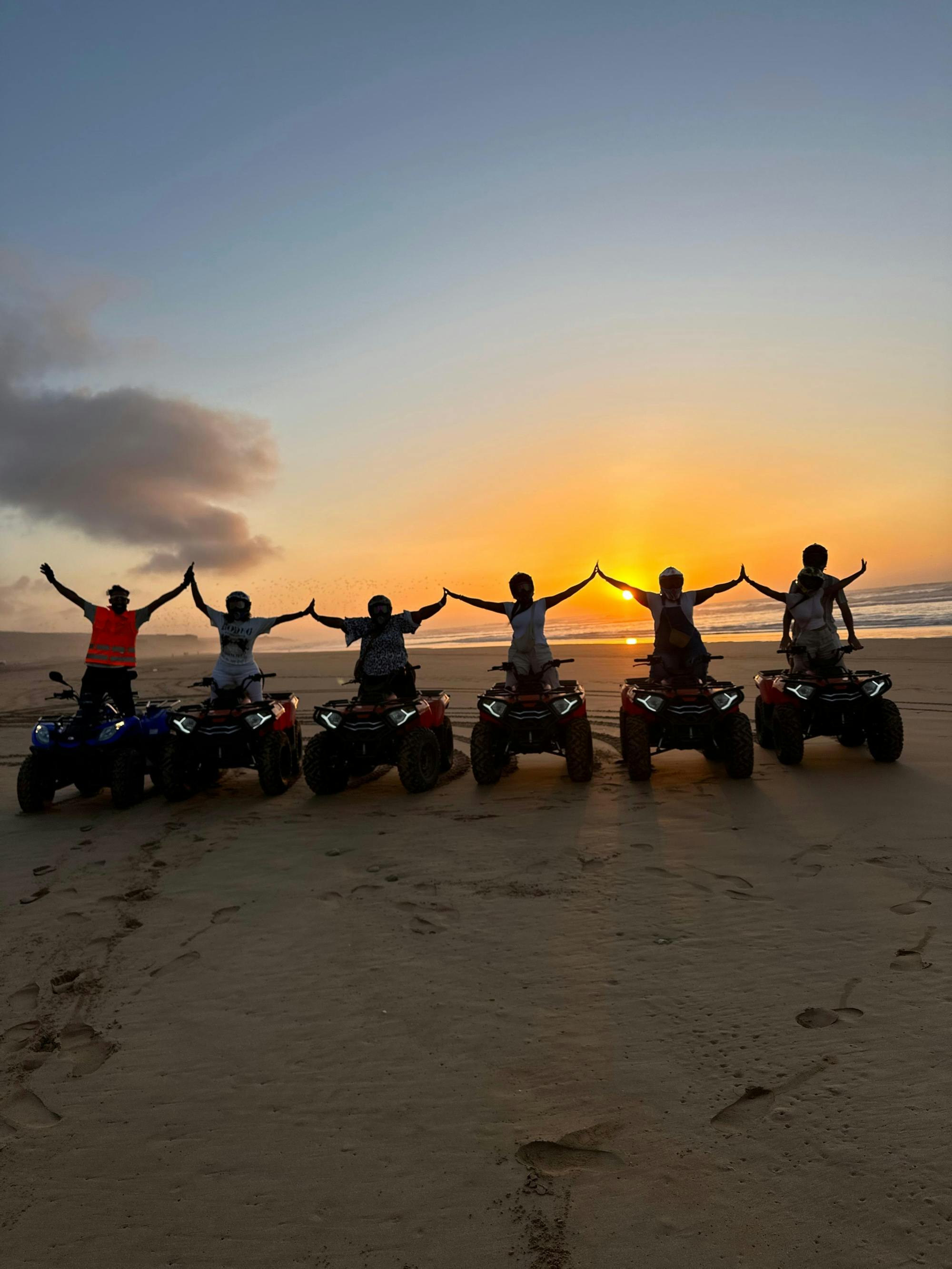 Quad Bike along Morocco's Atlantic Coast with BBQ Dinner and Transfer