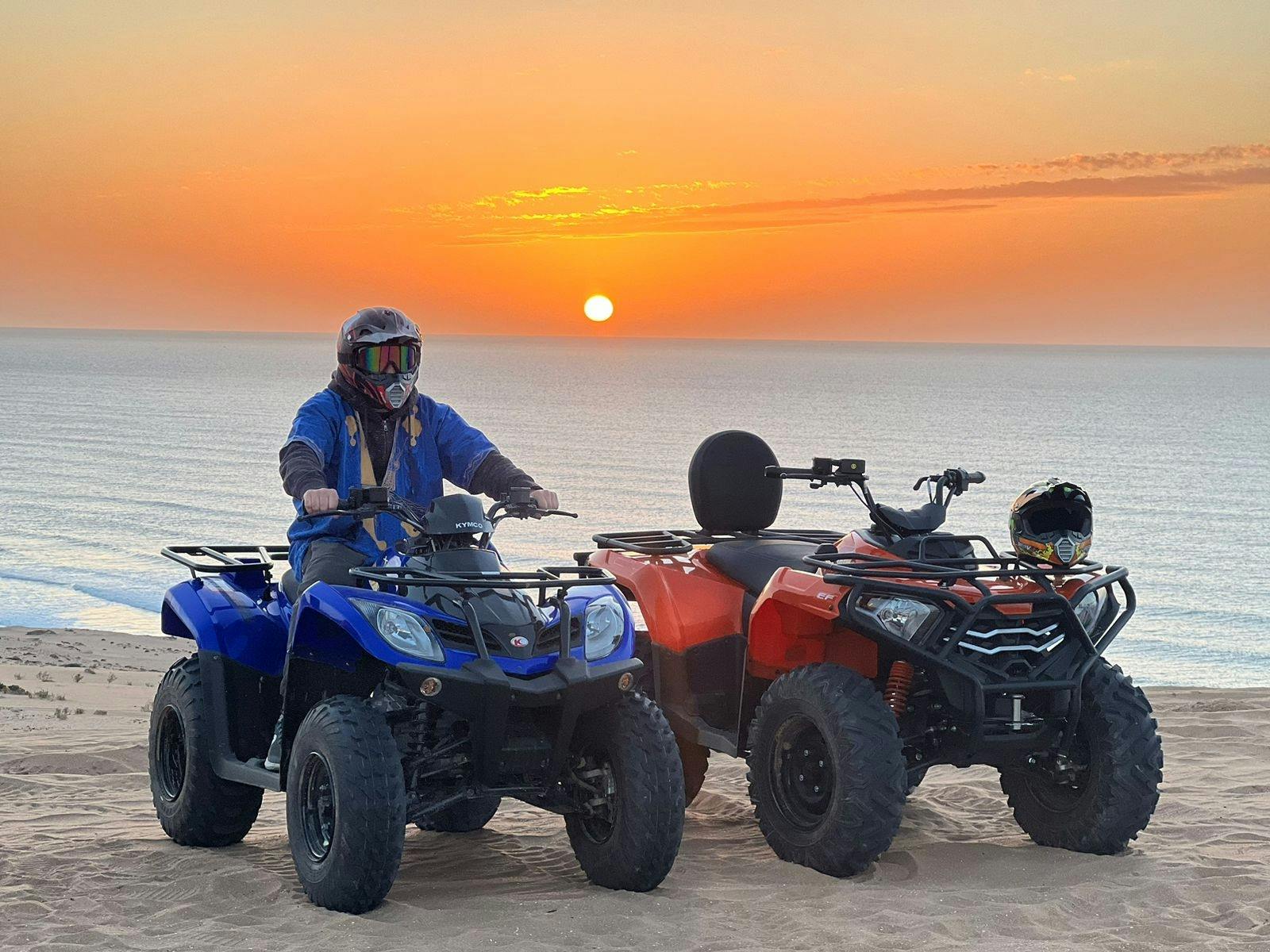 Atlantic Coast Quad Tour and Sunset Adventure with BBQ in Agadir