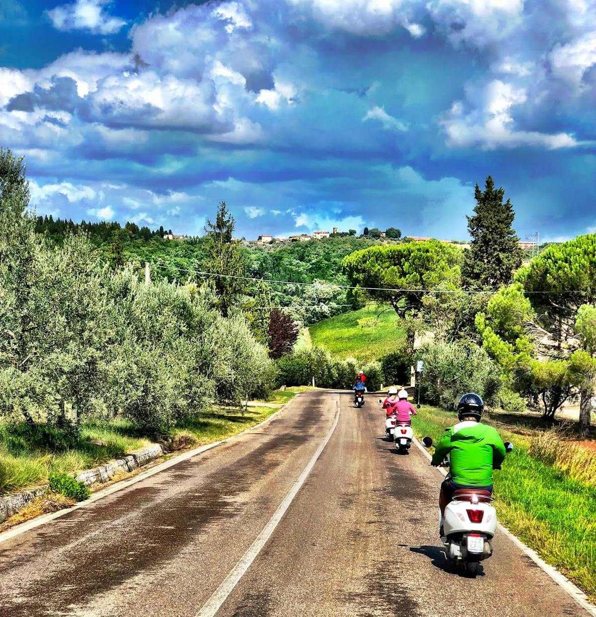 Toscane Vespa Tour in Chianti met wijnproeverij