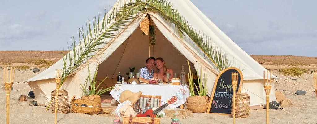 Romantisches Glamping-Erlebnis am Strand von Sal mit Transfers