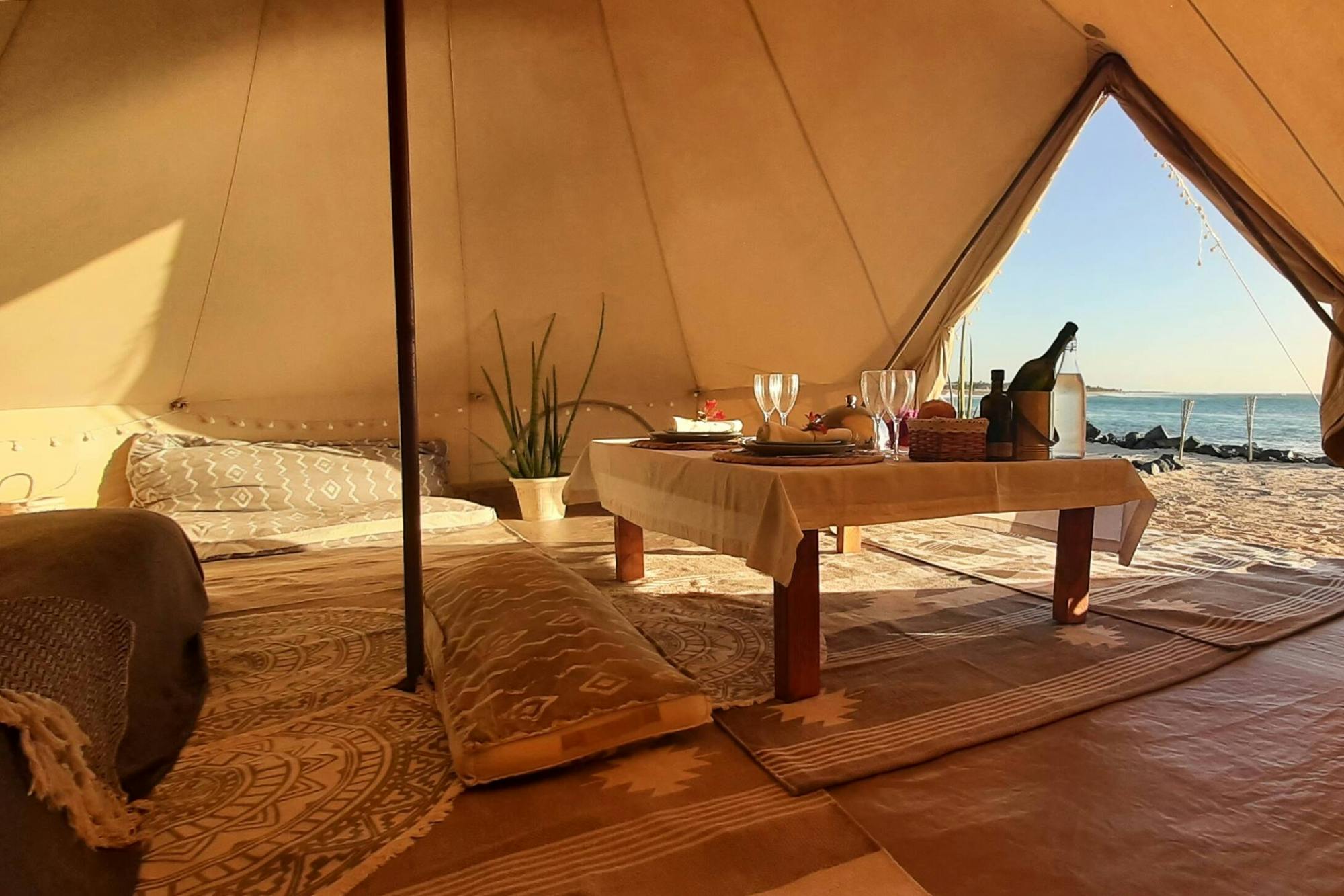 Romantic Sal Beachside Glamping Experience with Transfers