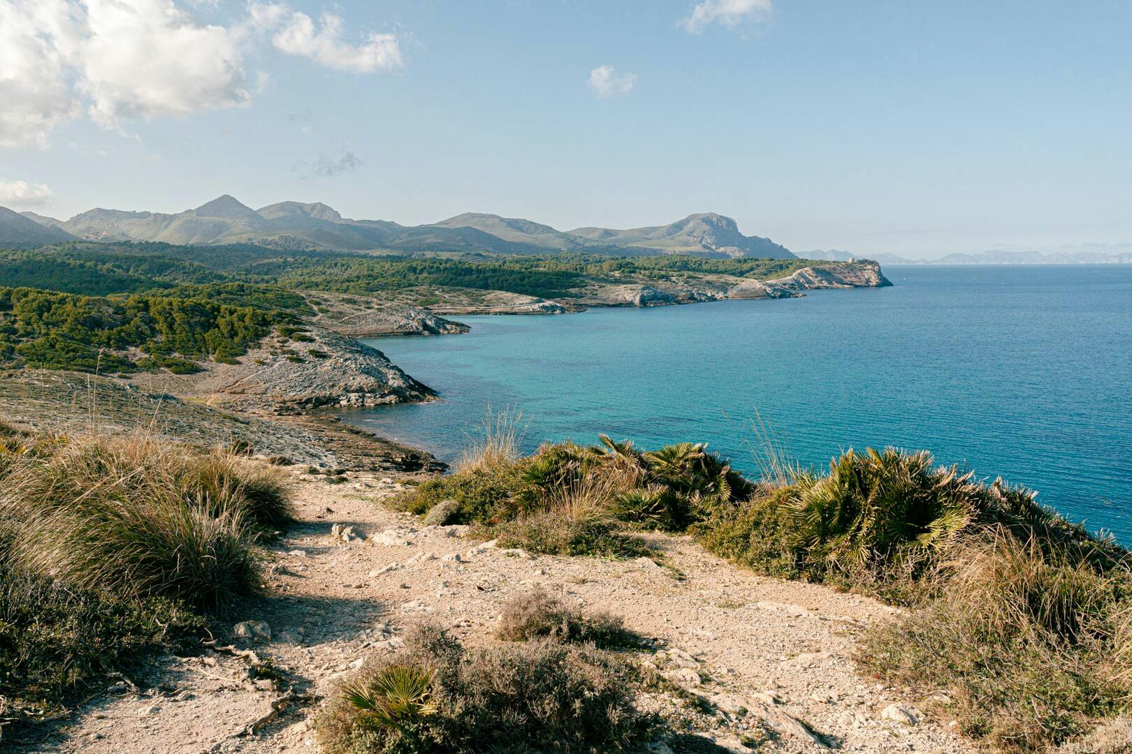 Wandeling met gids langs de kust van Mallorca uit Cala Mesquida, met stops op het strand en lunch