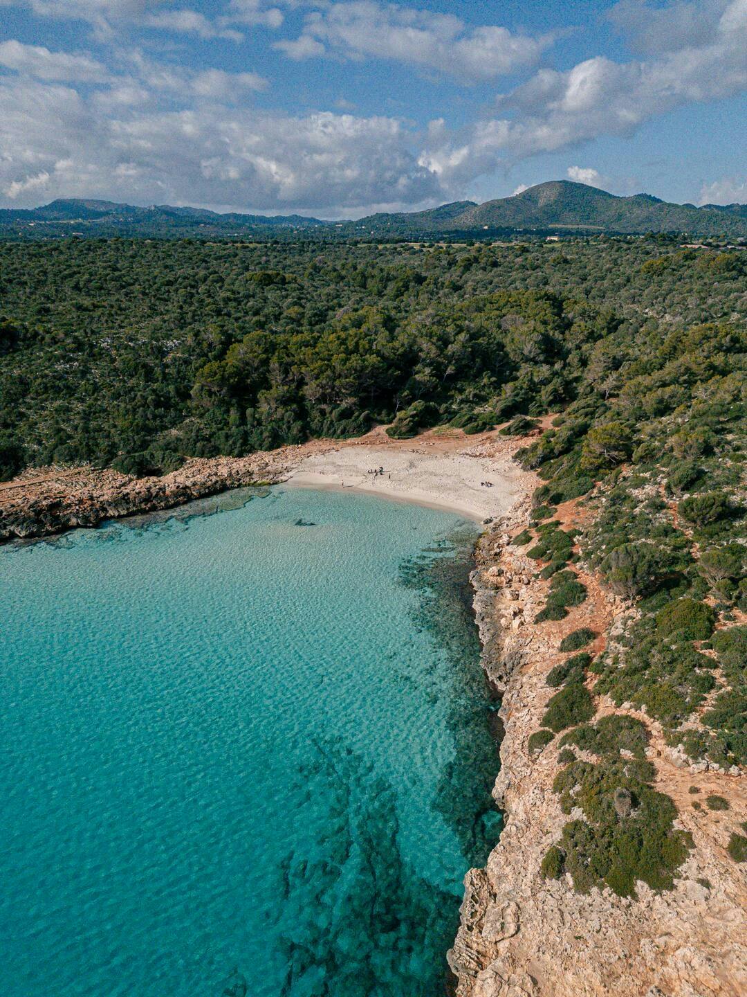 Guided hiking from Cala Romántica to Cala Varques with Eco Island Adventure